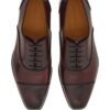 Ferragamo  square-toe leather oxford shoes