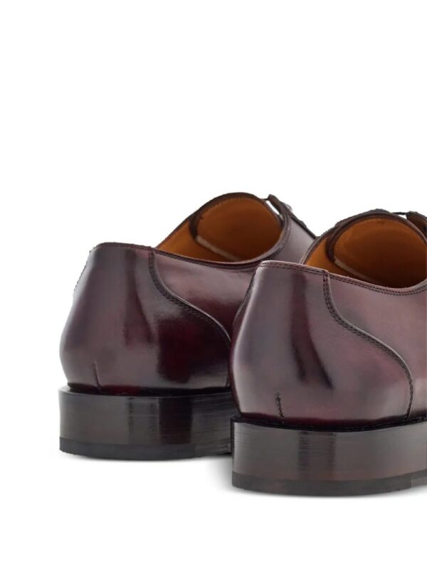 Ferragamo  square-toe leather oxford shoes
