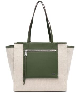20179162_50157955_1000.jpg DKNY logo-plaque cotton tote bag