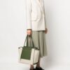 DKNY logo-plaque cotton tote bag