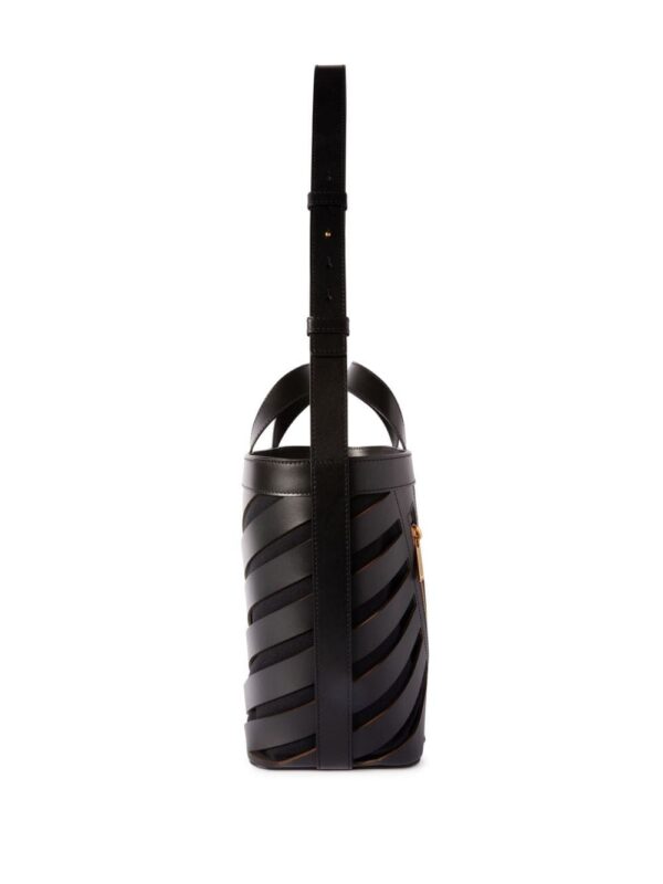 Off-White small cut-out Diag tote bag