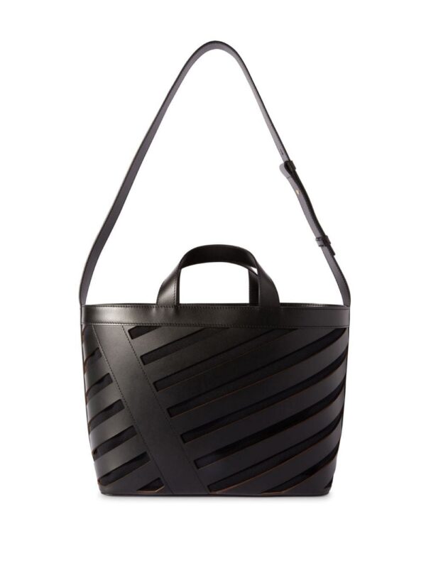 Off-White small cut-out Diag tote bag