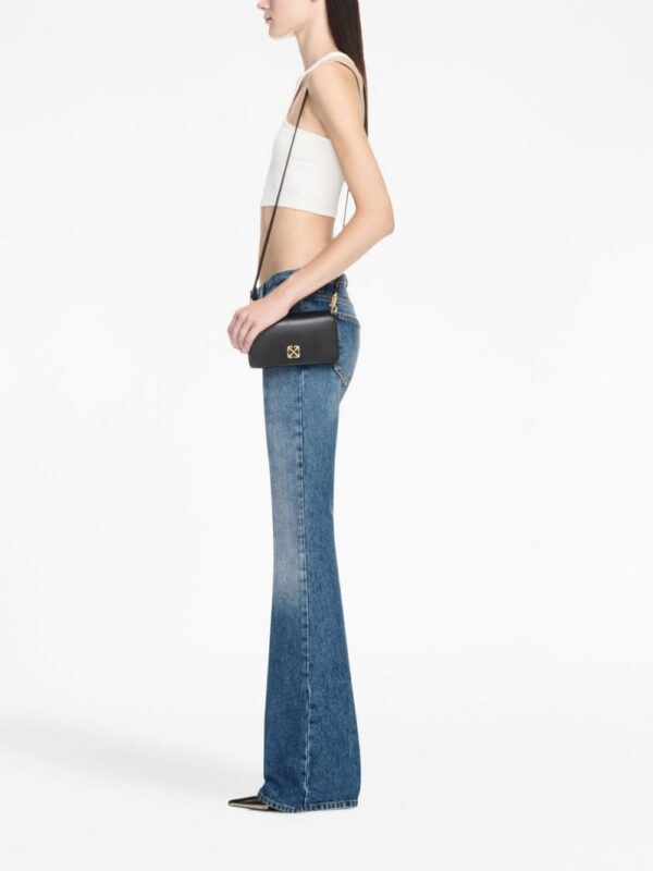 Off-White Jitney leather crossbody bag