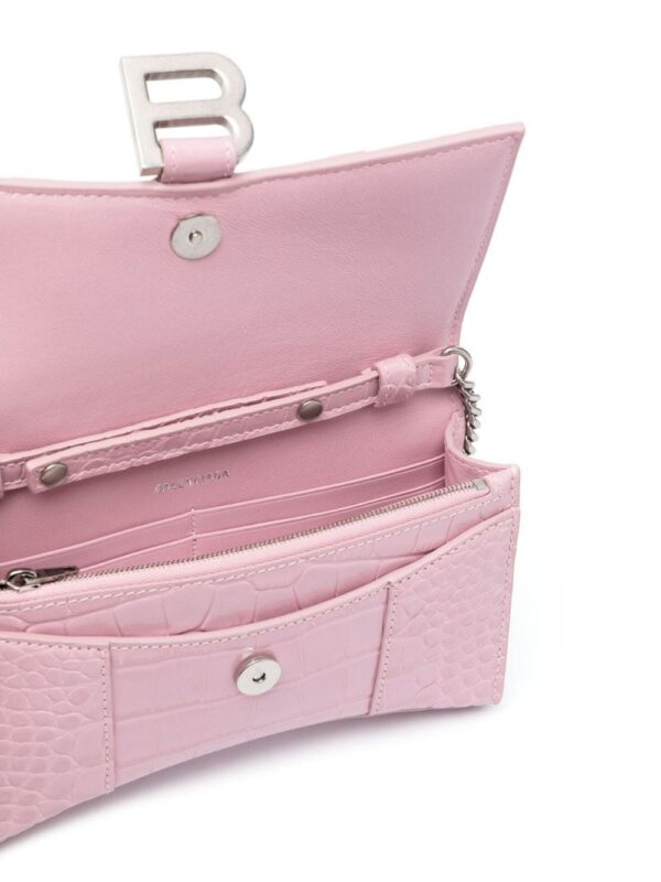 20217198_50288801_1000.jpg Balenciaga Hourglass crocodile-effect leather wallet