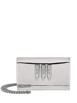 20222557_51498810_1000.jpg Philipp Plein Mirror leather clutch bag