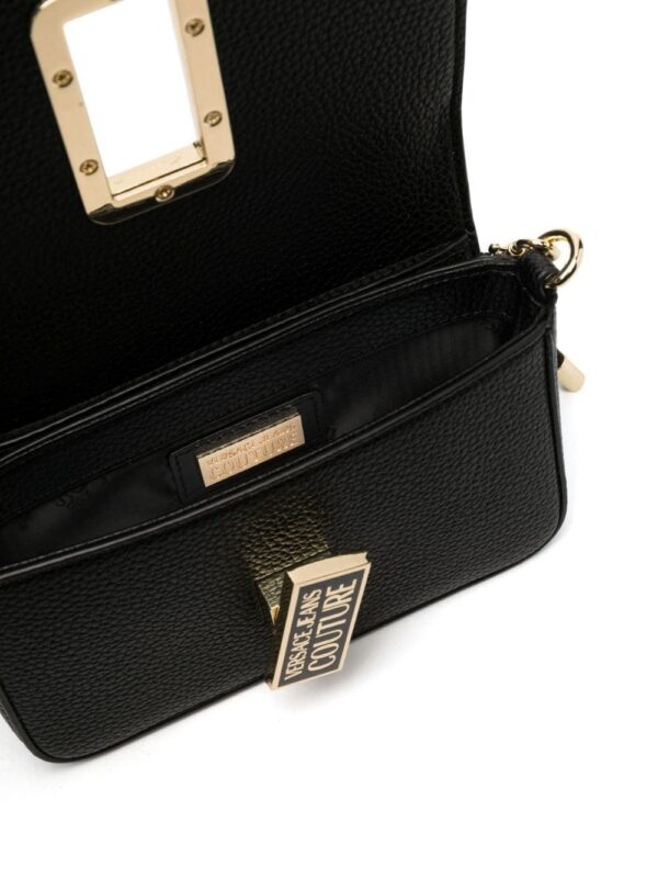 20225311_50545546_1000.jpg Versace Jeans Couture logo-plaque faux-leather shoulder bag