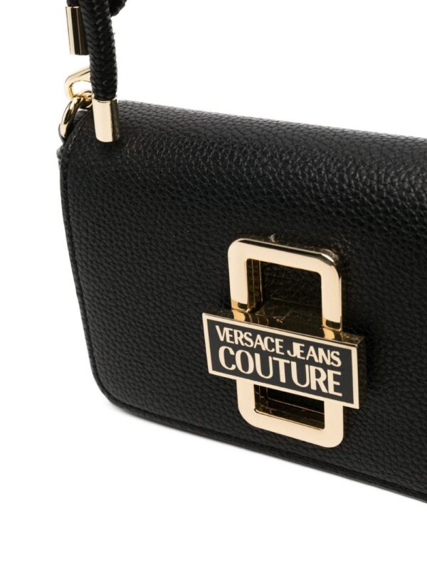 20225311_50545548_1000.jpg Versace Jeans Couture logo-plaque faux-leather shoulder bag