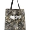 20225340_50726587_1000.jpg Just Cavalli logo-print snakeskin-effect tote bag