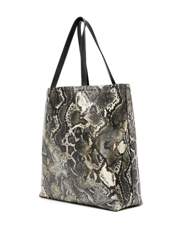 20225340_50726598_1000.jpg Just Cavalli logo-print snakeskin-effect tote bag