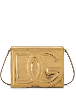 20235730_50884057_1000.jpg Dolce & Gabbana logo-embossed metallic-effect bag