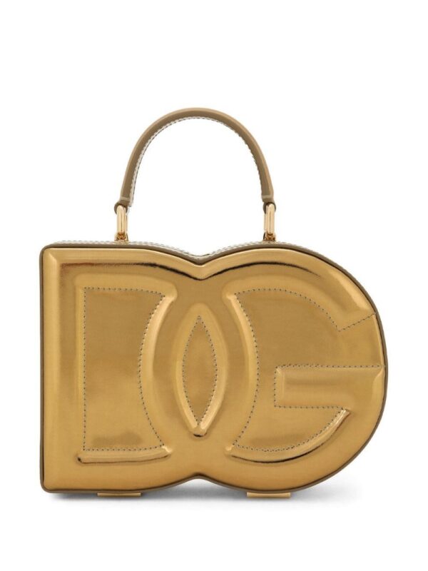 20235731_50872583_1000.jpg Dolce & Gabbana DG embossed metallic-effect bag