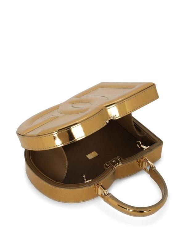 20235731_50872599_1000.jpg Dolce & Gabbana DG embossed metallic-effect bag