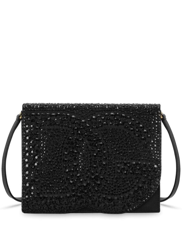 20236680_51482540_1000.jpg Dolce & Gabbana DG Logo rhinestone-embellished crossbody bag