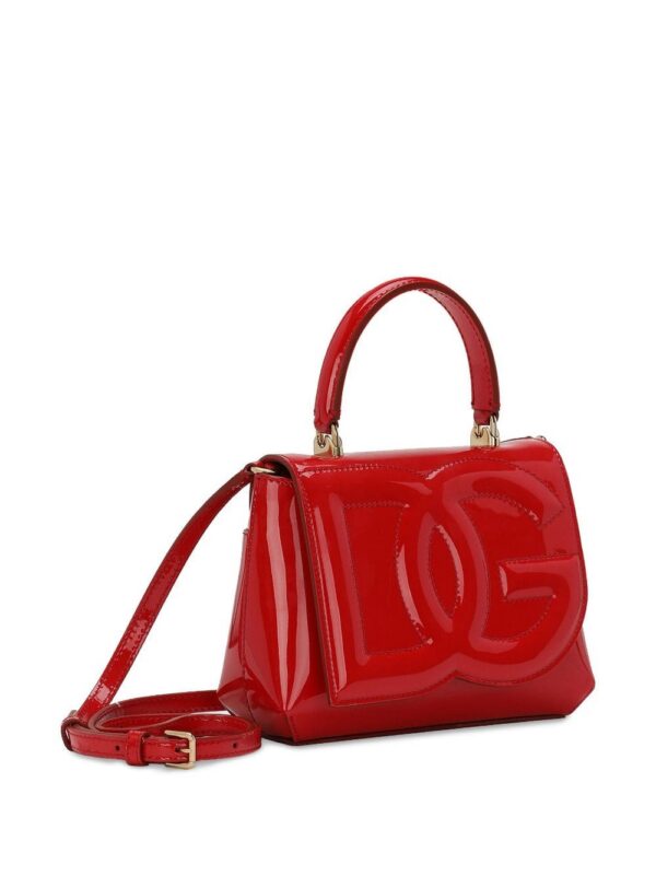 Dolce & Gabbana logo-embossed leather bag
