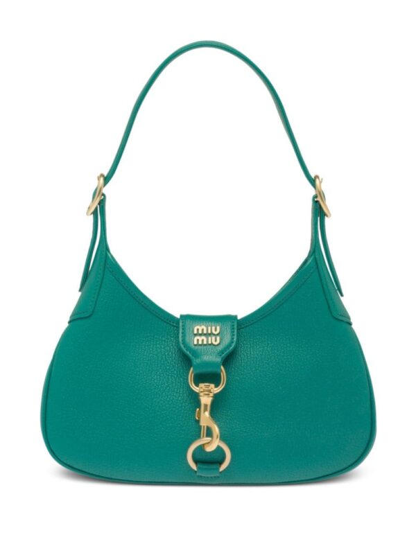 Miu Miu  Madras leather shoulder bag