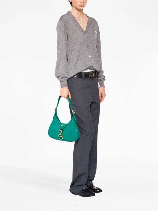 Miu Miu  Madras leather shoulder bag