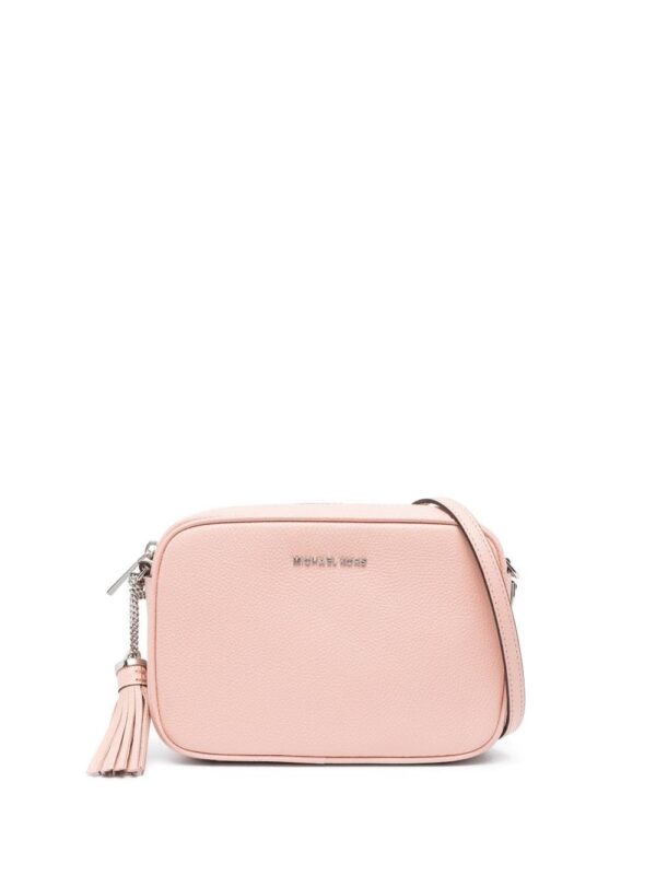 20265234_50320224_1000.jpg Michael Michael Kors logo-lettering leather crossbody bag