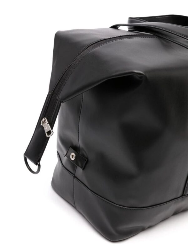 Calvin Klein Jeans  Square Logo faux-leather duffle bag