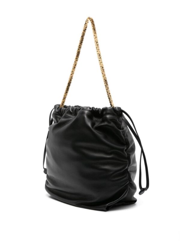 20272805_52110699_1000.jpg Moschino Shopper logo-appliqué leather shoulder bag