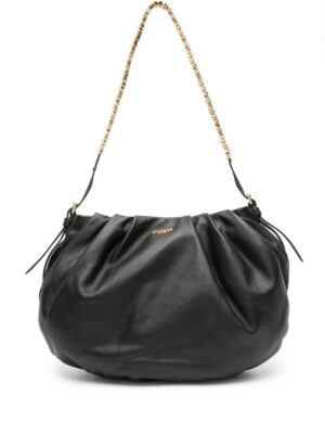 20274472_52002741_1000.jpg Moschino logo-appliqué leather shoulder bag