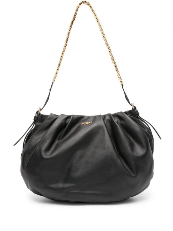 20274472_52002741_1000.jpg Moschino logo-appliqué leather shoulder bag