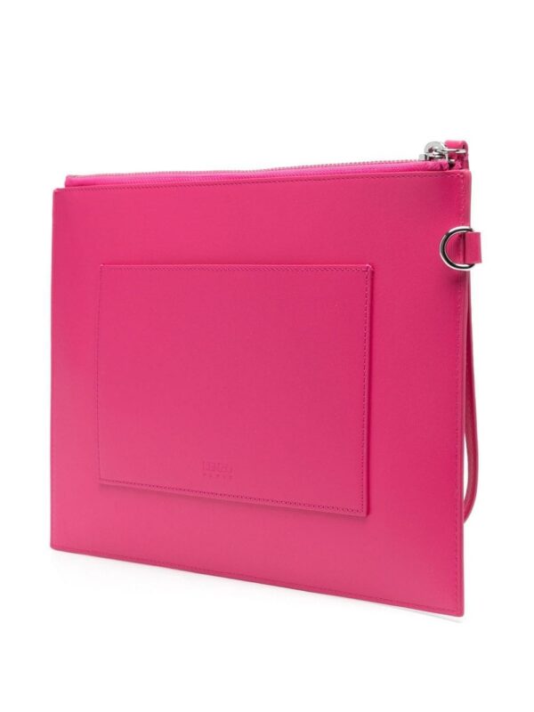20287333_50336401_1000.jpg Kenzo logo-print leather clutch bag