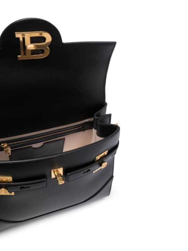 Balmain B-Buzz 23 leather tote bag