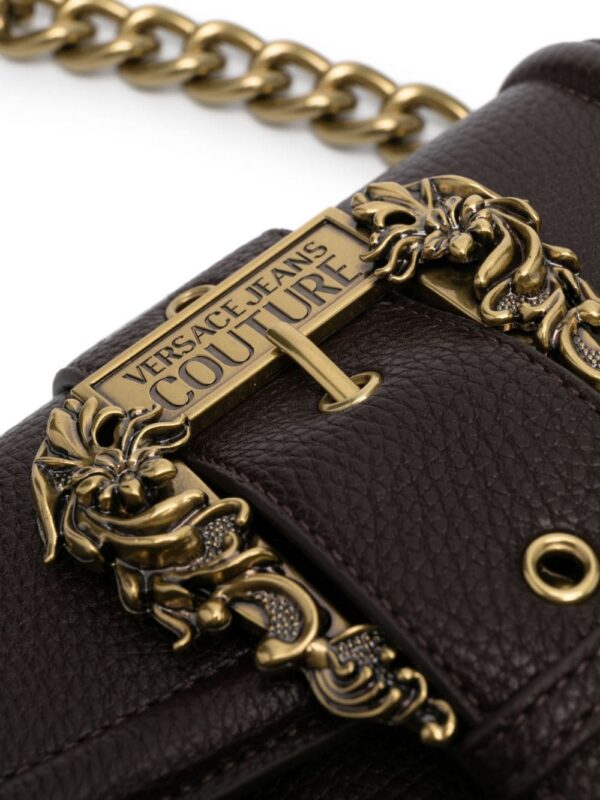 Versace Jeans Couture Baroque buckle shoulder bag