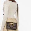 Versace Jeans Couture Baroque buckle shoulder bag