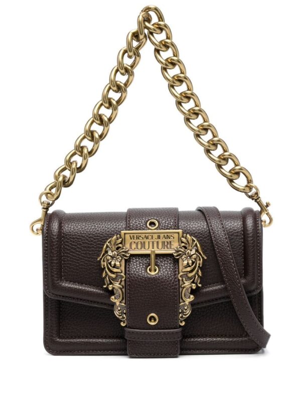 Versace Jeans Couture Baroque buckle shoulder bag