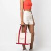 Sporty & Rich  logo-embroidered canvas tote bag