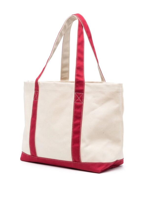 Sporty & Rich  logo-embroidered canvas tote bag
