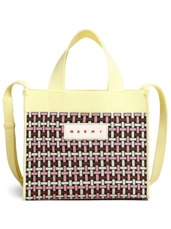 20419114_50417632_1000.jpg Marni patterned-jacquard tote bag
