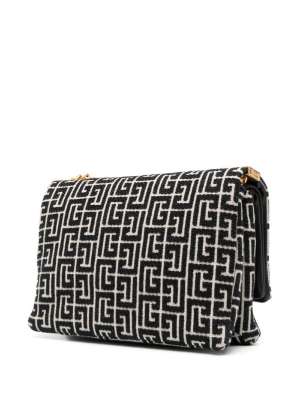 20484702_50537000_1000.jpg Balmain 1945 monogram-jacquard shoulder bag