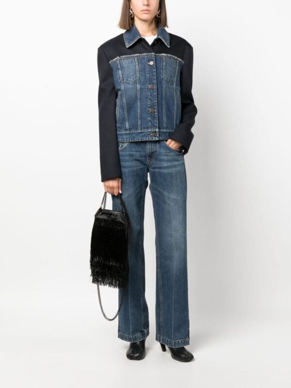 Stella McCartney mini Falabella fringed crossbody bag