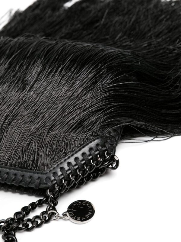 Stella McCartney mini Falabella fringed crossbody bag