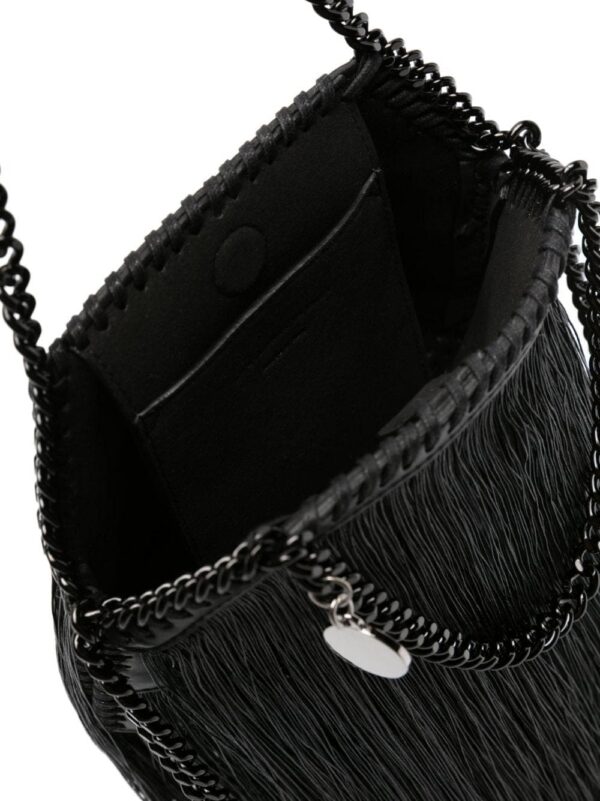 Stella McCartney mini Falabella fringed crossbody bag