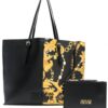 20510603_50508610_1000.jpg Versace Jeans Couture Baroque-pattern faux-leather tote bag