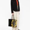 20510603_50508644_1000.jpg Versace Jeans Couture Baroque-pattern faux-leather tote bag