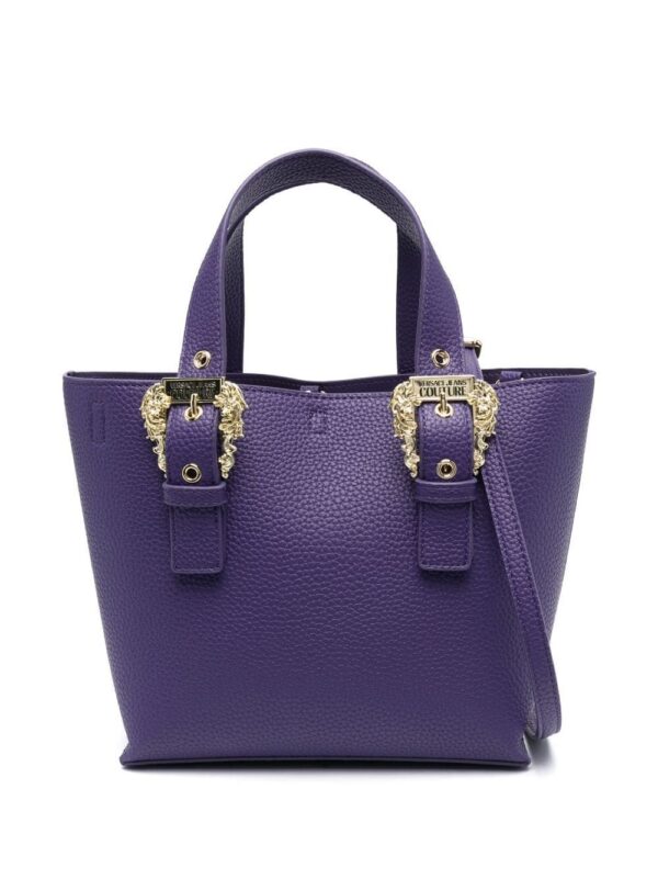 20511573_50513545_1000.jpg Versace Jeans Couture logo-buckle tote bag