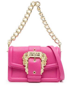 20511599_50513716_1000.jpg Versace Jeans Couture baroque-buckle shoulder bag
