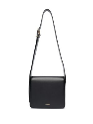 20511735_50548167_1000.jpg Jil Sander logo-stamp leather shoulder bag