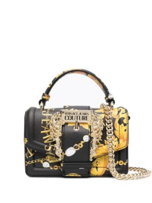 Versace Jeans Couture Barocco-print faux-leather tote bag