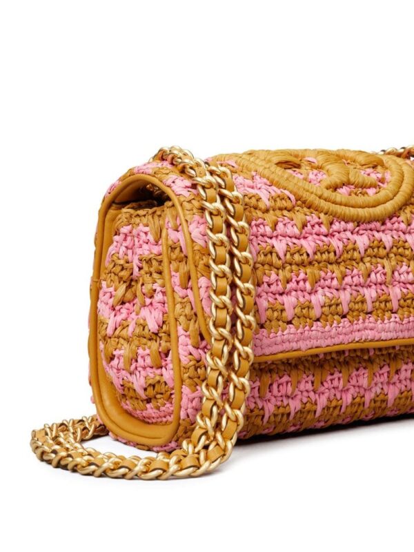 20530801_50670152_1000.jpg Tory Burch small Fleming crochet-knit shoulder bag