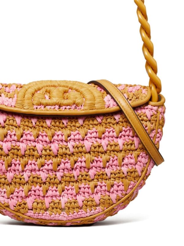 20531904_50670230_1000.jpg Tory Burch mini Fleming crochet-knit shoulder bag