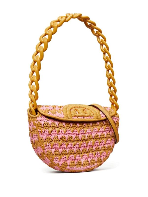 20531904_50670232_1000.jpg Tory Burch mini Fleming crochet-knit shoulder bag