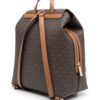 Michael Michael Kors monogram-pattern logo-buckle backpack