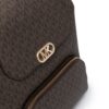 Michael Michael Kors monogram-pattern logo-buckle backpack