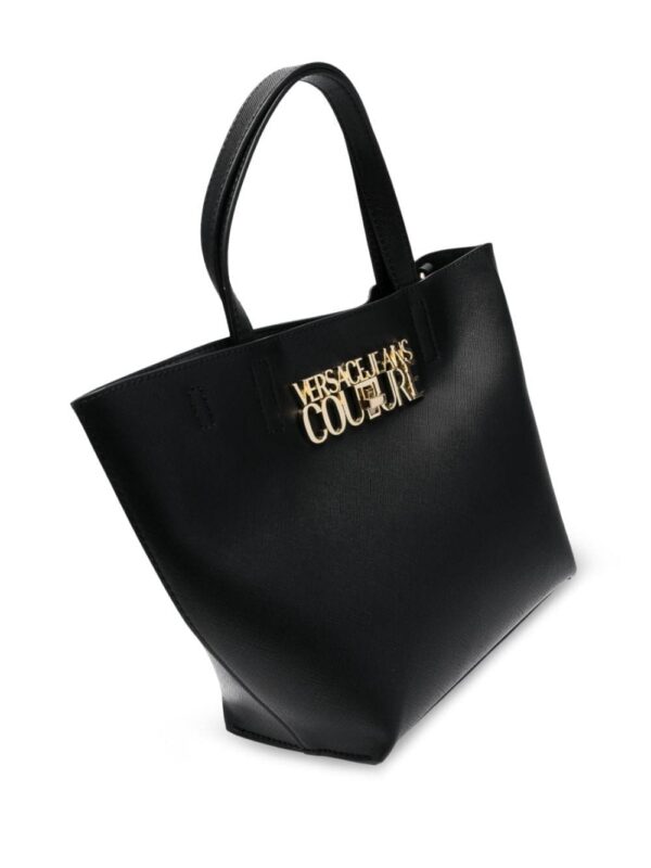 20549178_50599699_1000.jpg Versace Jeans Couture logo-plaque faux-leather tote bag