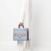 FENDI medium Sunshine denim tote bag